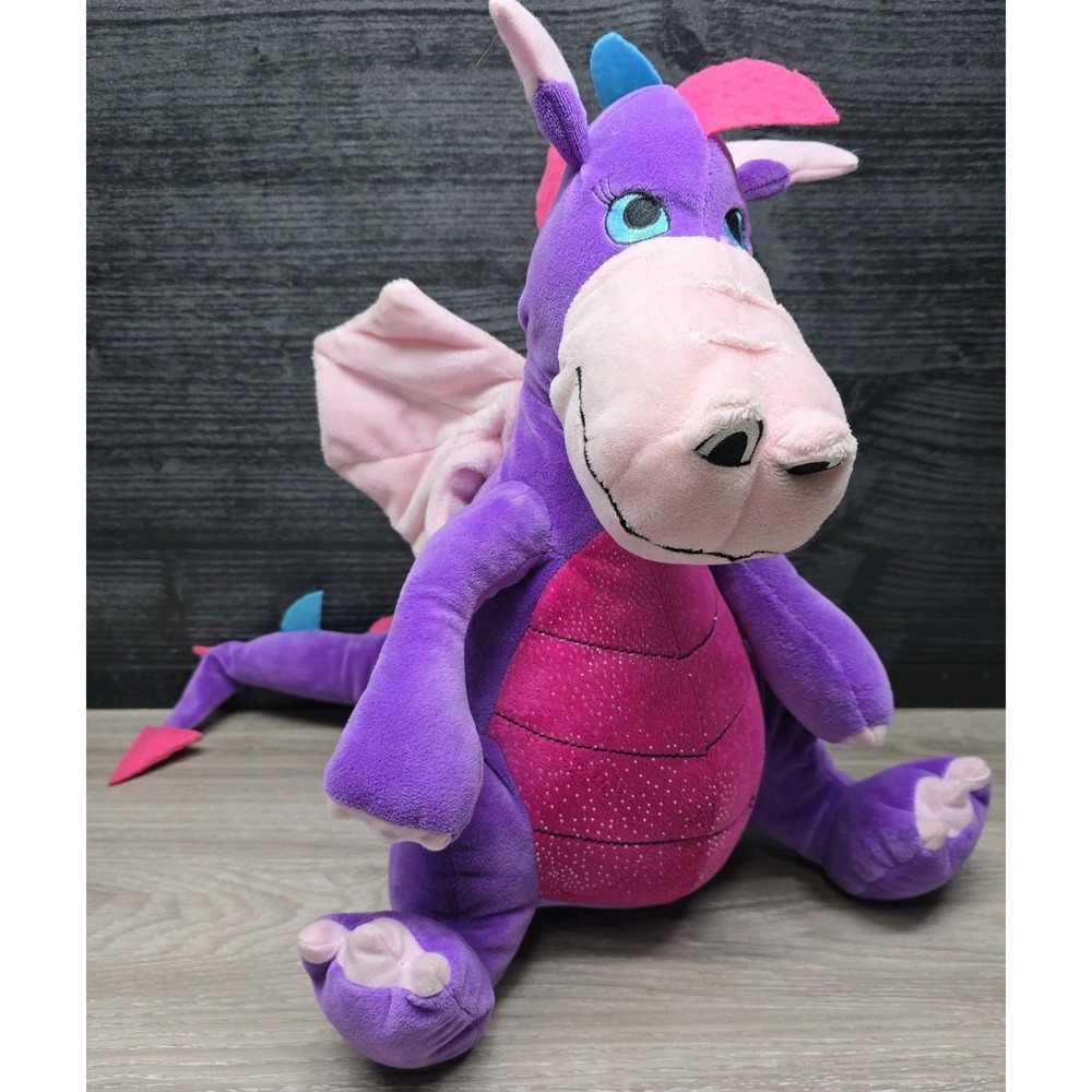 Jewel The Purple &‎ Pink Dragon 16" Stuffed Plush by Teddy Mountain LLC.